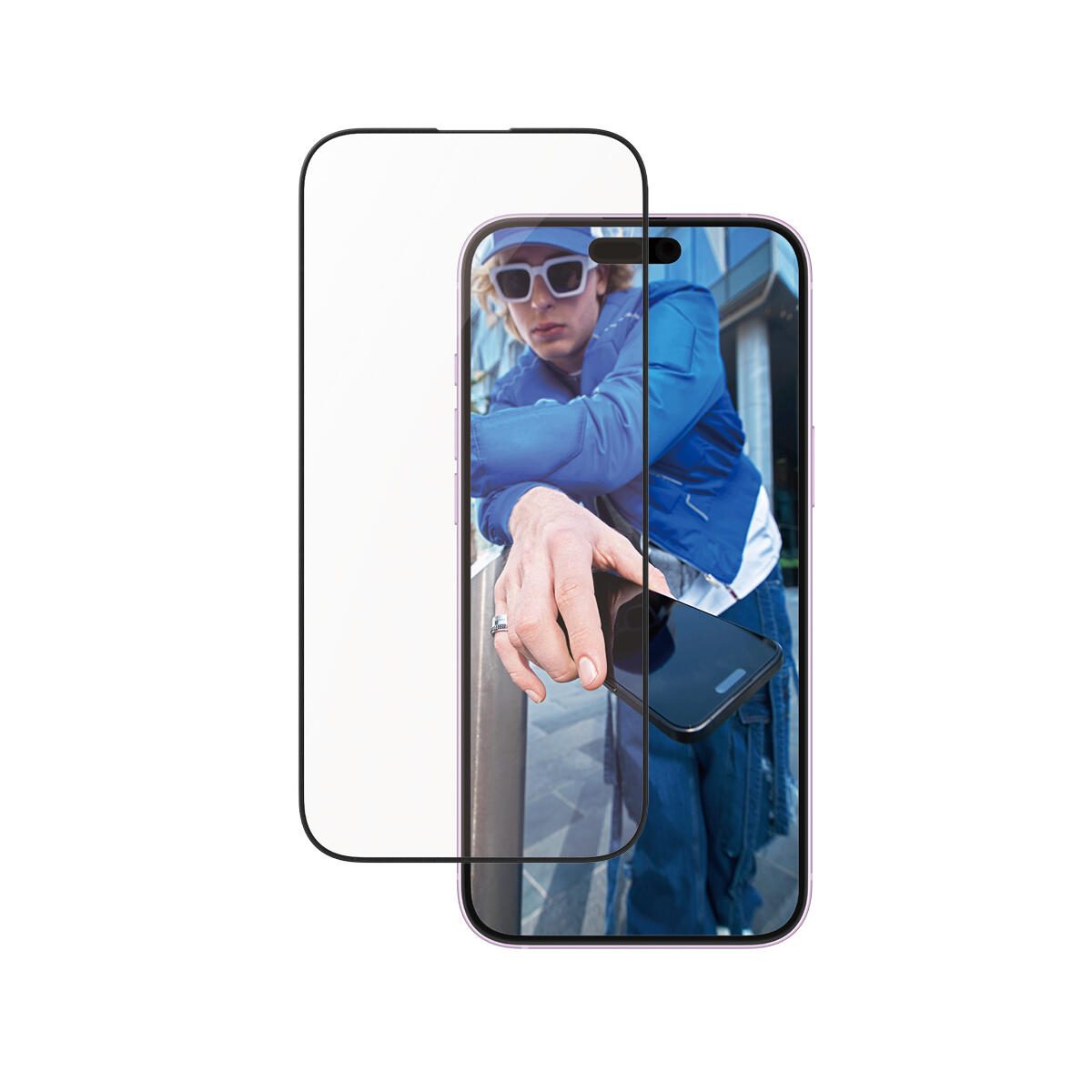 PanzerGlass® Displayschutz Aluminum Rahmen für iPhone 16 & 15 Plus - Ultra-Wide Fit PanzerGlass® Displayschutz Aluminum Rahmen für iPhone 16 & 15 Plus - Ultra-Wide Fit